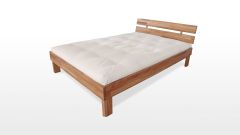 Bed Jule - beech heartwood oiled - parquet glued (Mattress not included)
