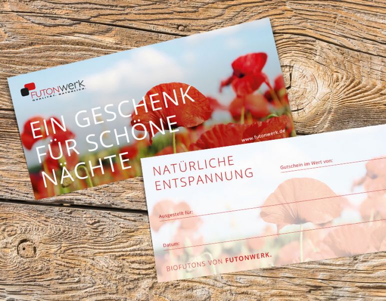 Gift Voucher Futonwerk (both sides)