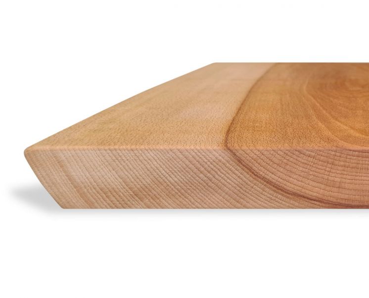 Massives Buchenholz Schneidebrett - zum schneiden, anrichten oder servieren.