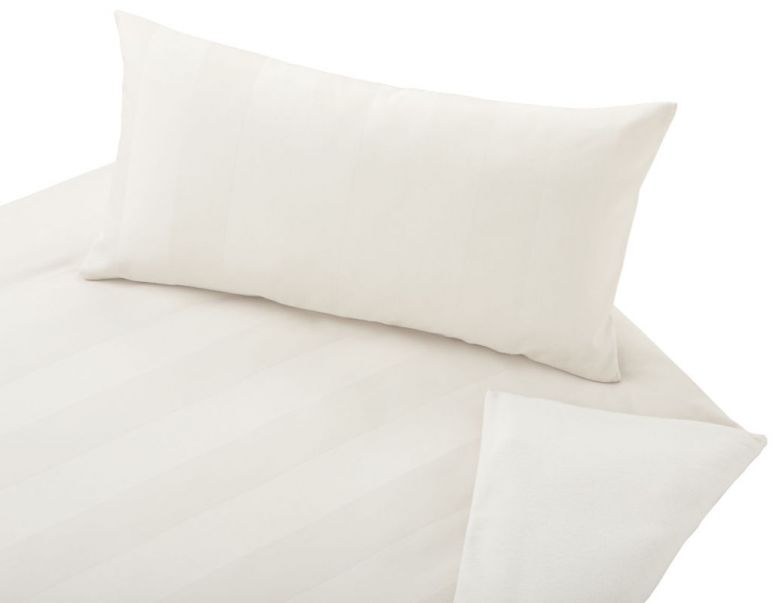 Reversible Bed Linen Beaver/Satin, natural