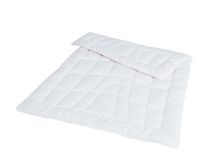 Light summer blanket with organic cotton cover.